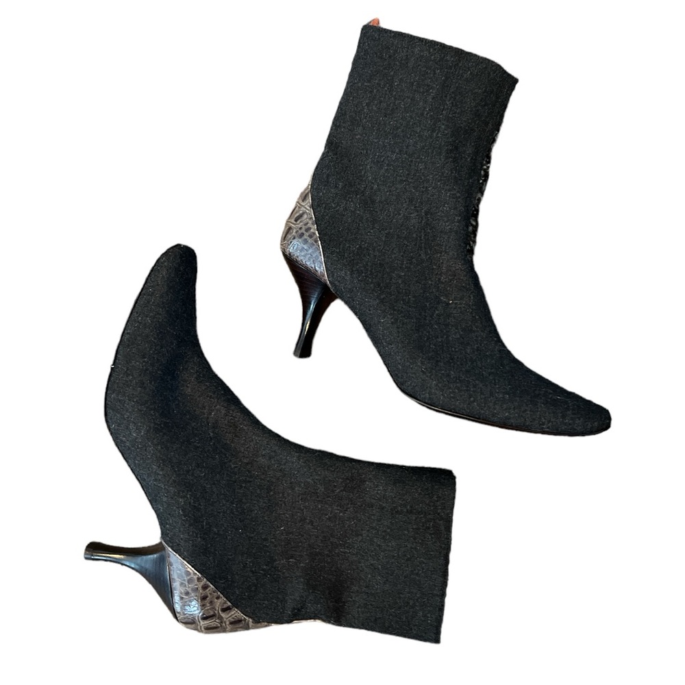 Donald J. Pliner Black Ankle Boots